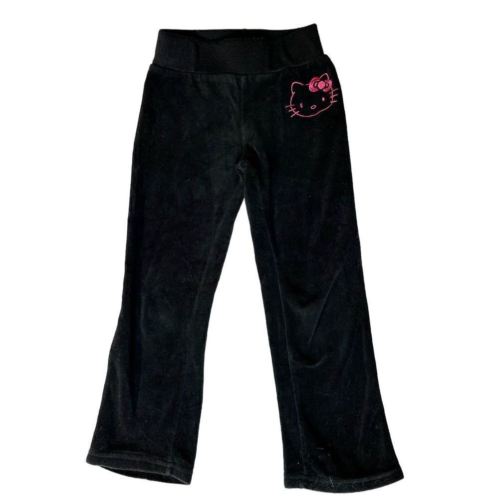 Hello Kitty Velour Boot-cut Pants, Sz